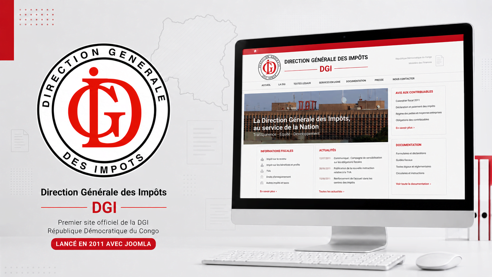 Achievement illustration: Development of the Directorate General of Taxes website